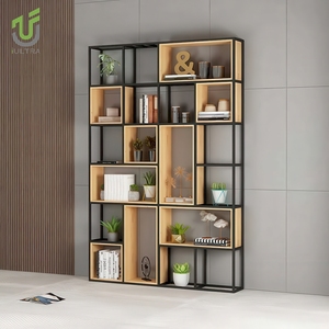 IULTRA Modern Freestanding Double Sided Tall Bookshelf <strong>Partition</strong> Custom Size Office Divider Open <strong>Wall</strong> Home Office <strong>Partition</strong> - Product Image 2