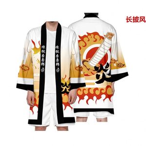 32 Estilos de Camisetas de Anime para Hombre, Demon Slayer, Kamado Nezuko, Kanroji Mitsuri, Ropa Yukata, Haori, Kimono, Capa Larga - Product Image 5