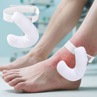 Protège-cheville semi-circulaire en mousse, coussin de soutien doux, anti-abrasion, absorbant les chocs, protection complète pour la lymphodrainage