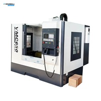 Système GSK SIEMENS FANUC de haute précision, quatrième axe, petit centre d'usinage vertical CNC VMC650