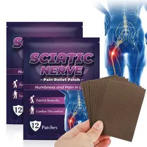 New Arrival Herbal Sciatic Pain Relief Patch Sport Rheumatism Adult Joint Sciatic Nerve Heat Back Pain Relieve Pads Ointment