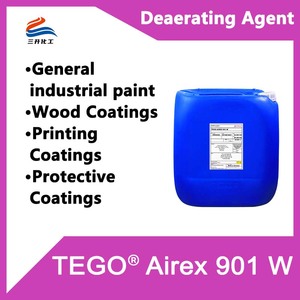 TEGO <span class=keywords><strong>Airex</strong></span> 901W น้ำยาลดฟองแบบสูตรน้ำ กำจัดฟองอากาศขนาดเล็ก สูตรความหนืดสูง เหมาะสำหรับน้ำยาลดฟองสำหรับการพ่นแบบไร้อากาศ - Product Image 1