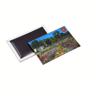 Factory Customized Printing Tourist Souvenir Belgium Tinplate Photo Tin <b>Fridge</b> Magnet - Product Image 3