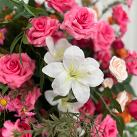 Sunwedding Künstliche Seidenblumenkugel als Hochzeitsdekoration für Abschlussfeier, Weihnachten & Osterdekoration