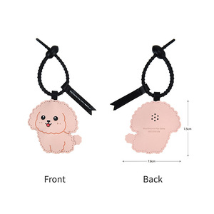 Portachiavi in Pelle con Ciondolo a Forma di Cane (Corgi, Barboncino, Husky) - Charm Sonoro per Borsa, Regalo Souvenir per Donne e Ragazze, Disponibile all'Ingrosso - Product Image 6