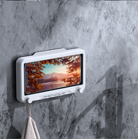 Salle de bain téléphone portable boîte étanche douche drame regarder coque de téléphone cuisine paresseux écran tactile support de poinçonnage gratuit