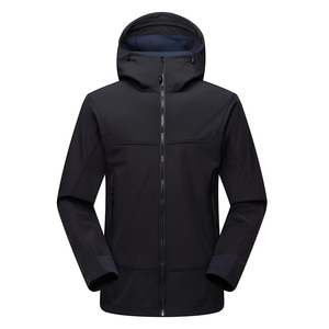 Imperméable softshell avec capuche imperméable et coupe-vent pour <span class=keywords><strong>homme</strong></span>, veste de pluie chauffante unisexe avec logo personnalisé - Product Image 2
