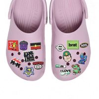 Les plus populaires en 2026 : Nouveaux charms décoratifs pour chaussures, style arabe, Moyen-Orient, avec logo de marque saoudienne, en carton
