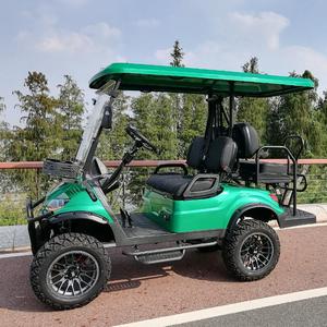 Precio de fábrica Freno de disco de 4 ruedas Carro de <span class=keywords><strong>golf</strong></span> todoterreno Carrito de <span class=keywords><strong>golf</strong></span> elevado eléctrico Pantalla de <span class=keywords><strong>10</strong></span> pulgadas Carro de <span class=keywords><strong>golf</strong></span> eléctrico para 4 pasajeros - Product Image 1