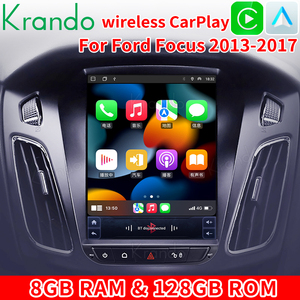 Pantalla Multimedia para Automóvil Krando de 10.4 Pulgadas Estilo Tesla para <span class=keywords><strong>Ford</strong></span> <span class=keywords><strong>Focus</strong></span> <span class=keywords><strong>2013</strong></span>-2018, Android Auto Estéreo, Apple CarPlay Inalámbrico, 4G WIFI, GPS - Product Image 3