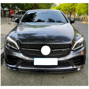 Lèvre avant en Fiber de carbone véritable pour Benz Classe C W205 Lci 2019-2021 Lèvre de pare-chocs avant - Product Image 2