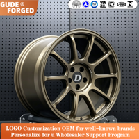 Jantes forgées GUDE, jantes concaves profondes, 5x114.3, 5x120, 17 pouces, pour Ford Mustang, jantes Trailblazer SS