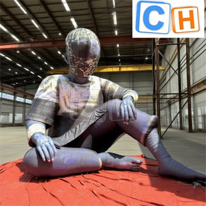 กังฟูเป่าลมของเล่นขนาดยักษ์ตัวละครเป่าลมกลางแจ้งขนาดใหญ่สำหรับตกแต่งงานปาร์ตี้ - Product Image 3