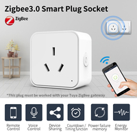 Prise intelligente SIXWGH 16A Zigbee, prise AU, prise argentine, contrôle par application Tuya Smart Life, type I, prise avec moniteur de puissance