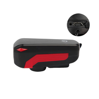 Phare avant de vélo rechargeable multifonctionnel Tianji Modèle 7599 avec klaxon électrique 140 dB et LED T6 lumineuse, chargement USB