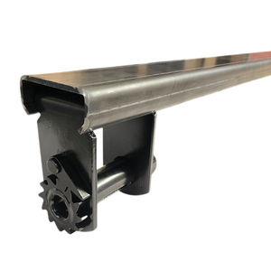 Rail de treuil coulissant robuste de 6 pieds à souder pour remorque à plateau, compatible avec les rails L et C doubles - Product Image 5