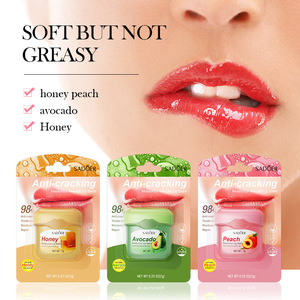 <span class=keywords><strong>Baume</strong></span> à lèvres hydratant SADOER au miel, pêche et avocat, masque nourrissant pour des lèvres roses et douces, avec des contenants uniques pour <span class=keywords><strong>baume</strong></span> à lèvres - Product Image 2