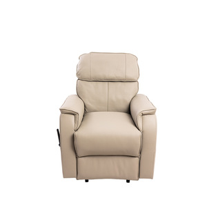 Massage Chair Recliner Full Body <b>Vibration</b> Wireless <b>Remote</b> Control Plug-In Railless Multi-Point Massage Khaki Sky Blue - Product Image 1