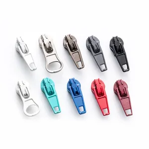 Versatile Nylon Zipper Slider Zinc Auto Lock Zipper Slider Puller For Trouser Suit Pants Nylon Zipper Slide Manufacturer