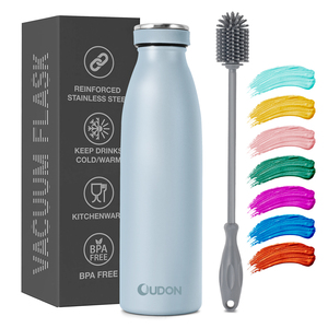 Gobelet isotherme portable en acier inoxydable, écologique, personnalisable, en forme de tasse droite, 350 ml, 500 ml, 750 ml, 1000 ml - Product Image 2