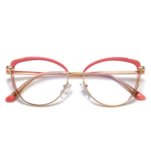 MS 95966 נשים tr90 + משקפי מתכת אופטיות משקפיים אופטיים מסגרות משקפיים משקפיים - Product Image 2