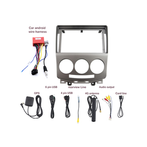 Aijia 9 pulgadas Android Car Stereo autoradio para Old <span class=keywords><strong>Mazda</strong></span> 5 2005-2010 Auto GPS Radio con control de volante USB Carplay - Product Image 5