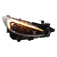 Ensemble de phares à LED avec lentille laser 4 lentilles pour Mazda 3 Axela BN 2017-2019, mise à niveau des clignotants séquentiels