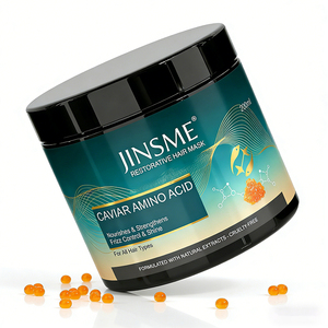 Masque capillaire réparateur OEM ODM 200ml avec extrait de caviar et complexe d'acides aminés pour hydrater et protéger la couleur des cheveux normaux - Product Image 5