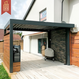 Parasol de jardin en métal imperméable pour balcon et terrasse en aluminium pour berdachung terrasse solaire - Product Image 1