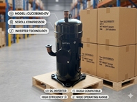 Compresseur scroll à onduleur DC GUC5185ND47V pour système de climatisation VRF multi-split haute efficacité, compresseur de réfrigération R410A