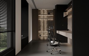 Bibliothèque Moderne Personnalisable en Bois HAIYUE avec Armoire de Rangement et Éclairage LED pour Bibliothèque et Chambre à Coucher - Product Image 2