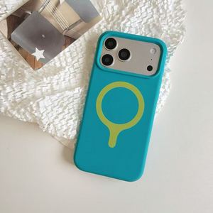 Funda Magnética para Teléfono con Cierre Magnético en Colores Brillantes de Verano para iPhone 18, iPhone 17, 16, 15, 14, 13 Pro Max, Accesorios para Teléfono, Funda de Silicona - Product Image 6