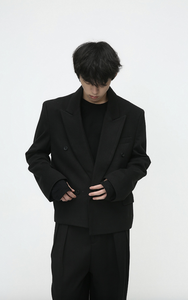 Nuovo Arrivo: <span class=keywords><strong>Blazer</strong></span> Elegante da <span class=keywords><strong>Uomo</strong></span> a Doppio Petto, Manica Lunga, Stile Casual e Comodo - Product Image 5