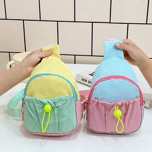 2026 Trend Color Blocked Nylon Crossbody Bag, Lightweight <b>Small</b> Single Shoulder Purse <b>for</b> <b>Women</b> Daily Use - Product Image 3