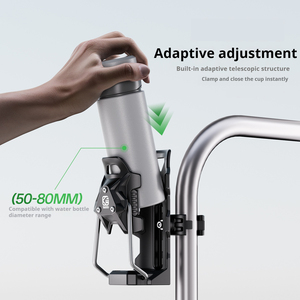 Portabicchieri Kewig Antifurto Non Regolabile con Funzionamento a Una Mano a 360° ° Supporto Girevole 50-80mm per Bottiglie/Bicchieri Adatto a Moto/Bici/Scooter - Product Image 2