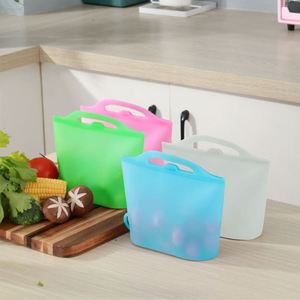 Modern Design Reusable <b>Vacuum</b>-Compressed Silicone Storage <b>Bags</b> Kitchen for Food Freshness Including Breast Milk Storage <b>Bag</b> - Product Image 5