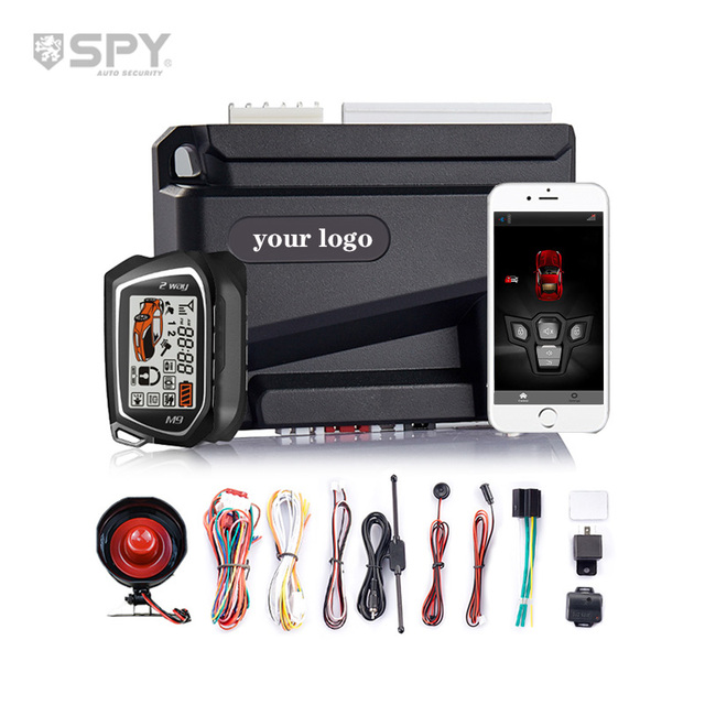 2023 Spy Universal Wireless Car Alarm System with Remote Starter Anti-Thief Burglar Security Features