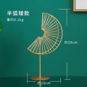 Nordic Style Metal Gold <b>Iron</b> Palm Leaves Crafts Home Office Luxurious Decoration Ginkgo Leaf Ornaments - Product Image 6