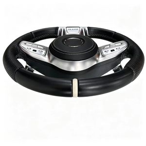 Volant de <span class=keywords><strong>voiture</strong></span> d'occasion pour Mercedes-Benz Classe S AMG W222 S63 S65 OE A0004606303 en cuir perforé, pièces démontées - Product Image 4