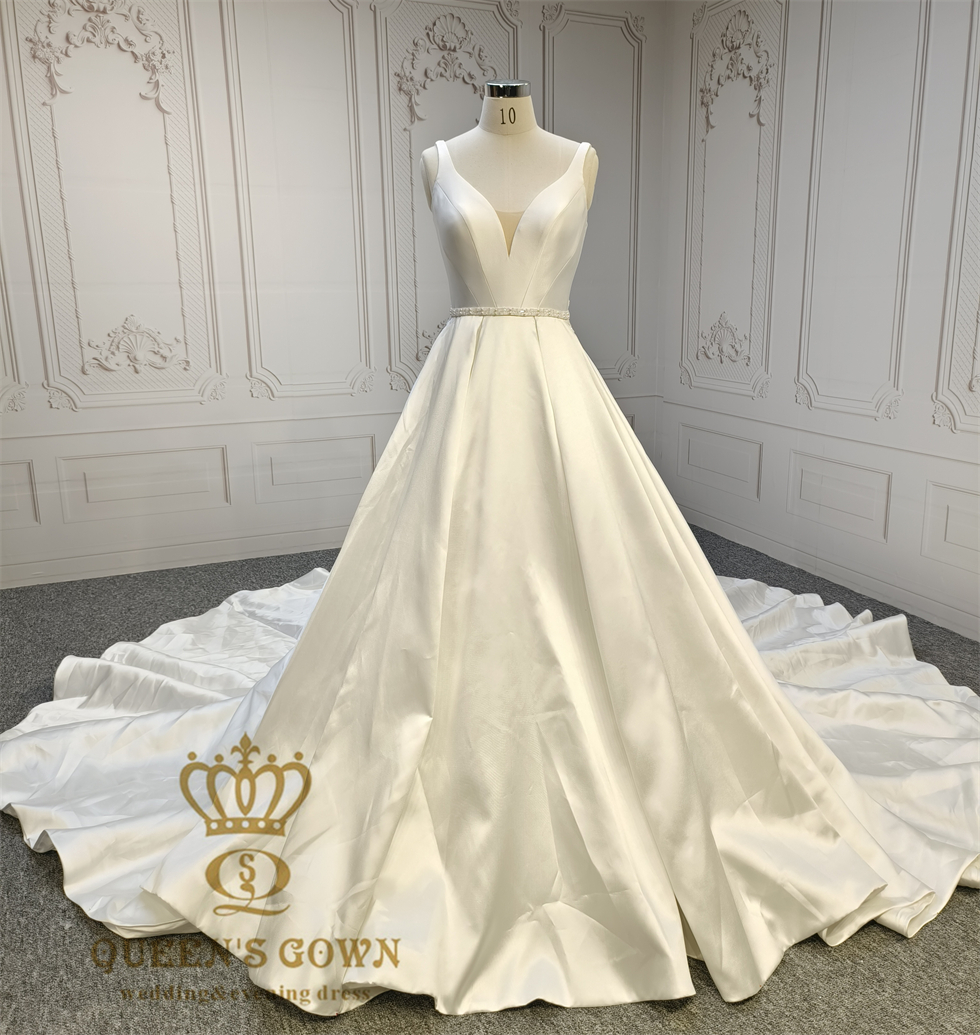 sachin and babi light blue dress 39 Best Simple Wedding Dresses for a Stunning Bridal Look