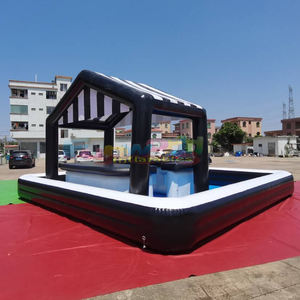 Bar inflable de PVC para piscina, tipo pub, con asientos para fiestas y eventos al aire libre. - Product Image 4