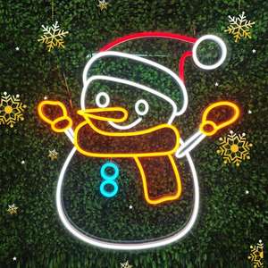 Letrero de Neón Personalizado con Logotipo, Letrero Luminoso LED para Negocios, Tiendas, Salones, Exterior, Feliz Cumpleaños, ¿Quieres Casarte Conmigo?, Letrero de Neón - Product Image 1