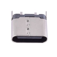 Connecteur USB Type C 2 broches DIP à montage vertical, 3.0A, durabilité de 10 000 cycles