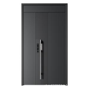 Villa sur mesure durable en stock entrée principale cinéma théâtre pare-balles antidéflagrant porte en acier - Product Image 2