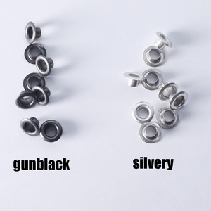 100 Set di <span class=keywords><strong>Occhielli</strong></span> Rotondi in Acciaio Inox Senza Nichel 5/6/8/10mm per Riparazione Artigianale di Pelle, Scarpe, Borse e Accessori - Product Image 4