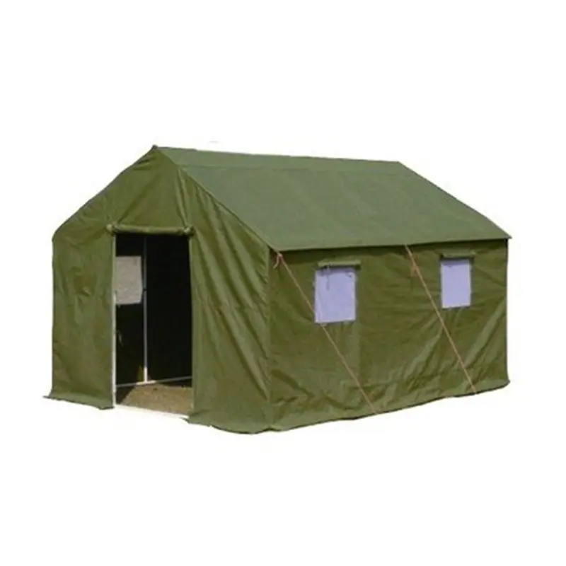 Outdoor Construction Site Disaster Relief Tent Thickened Canvas Waterproof Emergency Shelter Large Tent