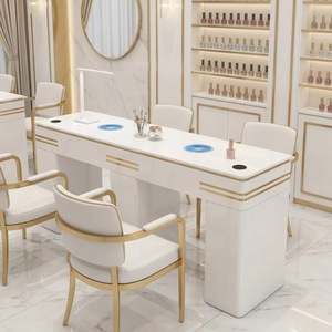 Muebles Profesionales para Estación <span class=keywords><strong>de</strong></span> Manicura, <span class=keywords><strong>Mesa</strong></span> <span class=keywords><strong>de</strong></span> Uñas Moderna con Gabinete <span class=keywords><strong>de</strong></span> Almacenamiento para Salón <span class=keywords><strong>de</strong></span> Belleza y Estudio <span class=keywords><strong>de</strong></span> Uñas - Product Image 5