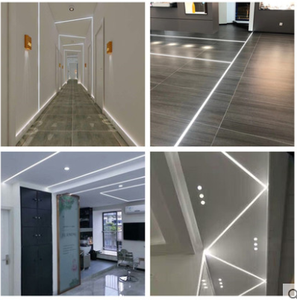 Profilé linéaire à angle droit pour montage en surface avec diffuseur en PC pour décoration murale, plafond, <span class=keywords><strong>coin</strong></span> et habillage de bande lumineuse linéaire pour toute la maison - Product Image 6