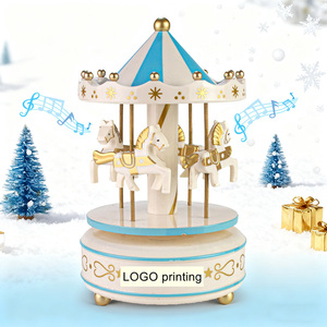 Caja Musical de Carrusel Grande y Hermosa al por Mayor con Micrófono <span class=keywords><strong>para</strong></span> <span class=keywords><strong>Cantar</strong></span>, Decoración Festiva - Product Image 1