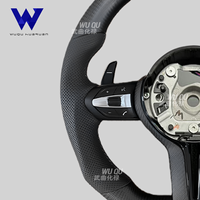 Volant en fibre de carbone mate pour BMW F30 F10 F15 F36 F20 F22 F25 F32 M3 M5 E46 E60 E70 E90 E91